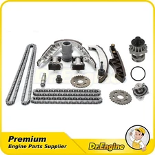 Timing Chain Kit Water Pump Thermostat Assembly Fit 01-03 BMW X5 3.0L DOHC