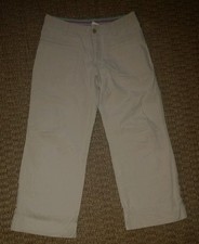 Columbia Sportswear girls khaki cuff leg pants size youth 10 12