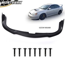 Fit For 2006-2007 Subaru Impreza Wrx Sti S204 Front Bumper Lip Spoiler Black Fit For 2006-2007 Subaru Impreza Wrx Sti S204 Front Bumper Lip Spoiler Black