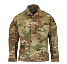 PROPPER F5495 ACU Coat 50/50 NyCo Ripstop Sz LS Large Short Multicam New