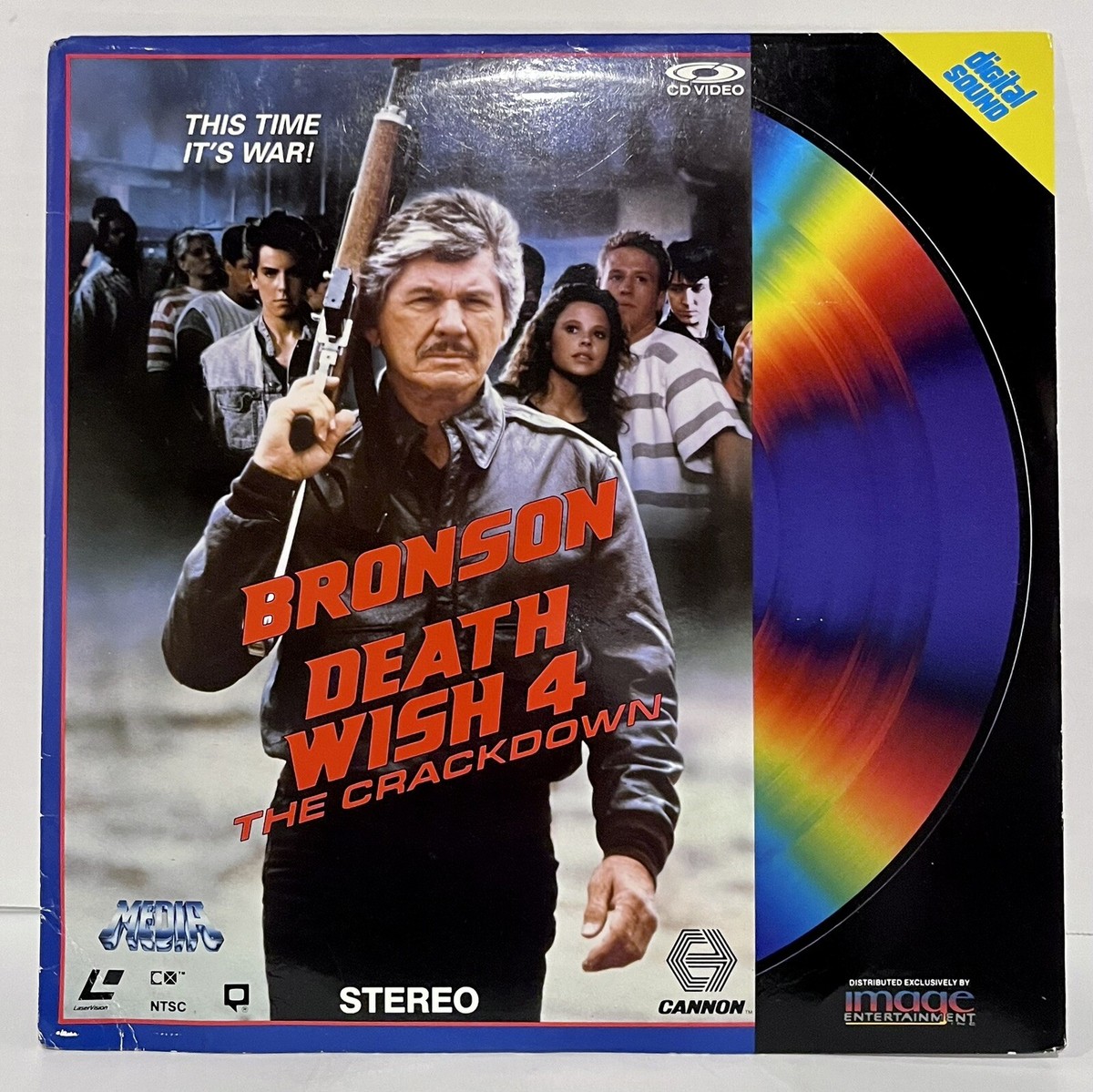 Bronson Death Wish 4 The Crackdown Laser Disc Image Bronson Death Wish 4 The Crackdown Laser Disc Image