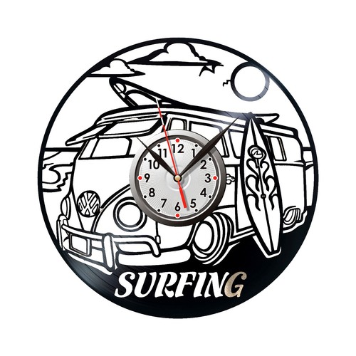 Wall Vinyl Decal Surf Girl Surfing Water Sport Home Interior z4020