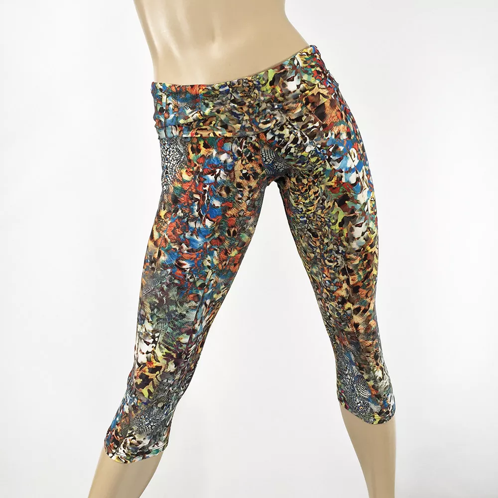 Animal Print Hot Yoga Pants Fold Over/High Waist Printed Leggings