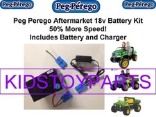 18V BATTERY &CHARGER CONVERSION PEG PEREGO JOHN DEERE GATOR $20 CASH BACK OPTION
