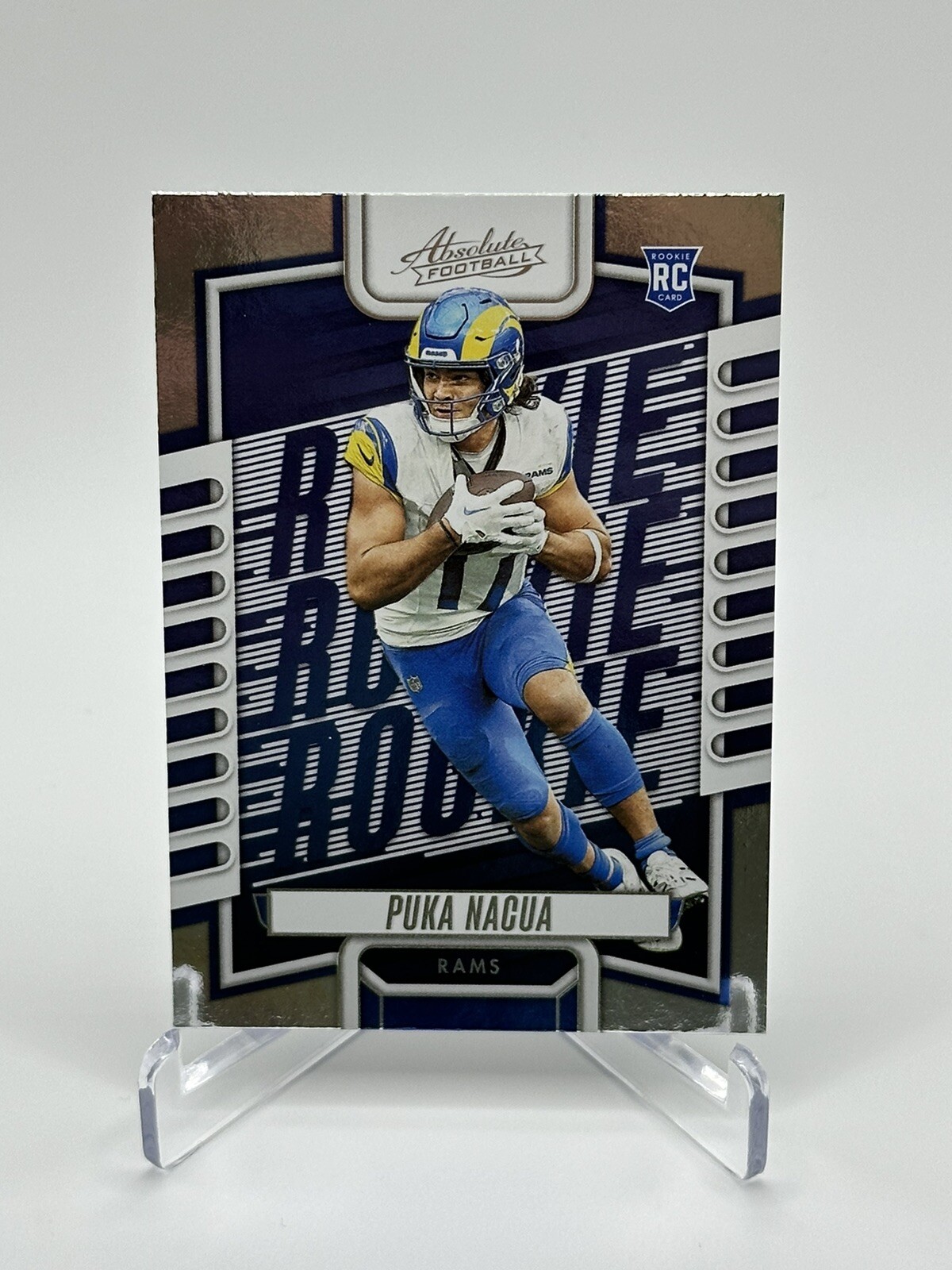2023 Panini Absolute Blue Rookie RC #189 Puka Nacua Los Angeles Rams