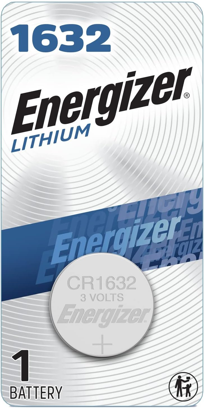5-Pack Energizer CR1632 3V Lithium Coin Batteries Long-Lasting Power Expires 2031