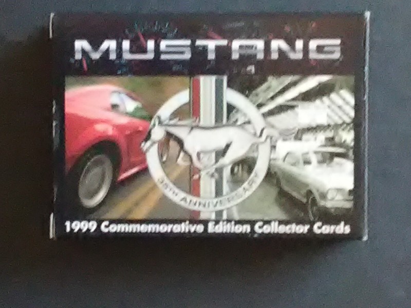 1999 Mustang Commemorative Edition Collector Cards