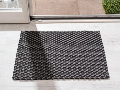 Alfombra De Baño Para Interior / Exterior POOL Gris Negro 52x72 - Imagen 1 de 4