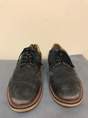TOMS Brogue Black Denim Oxford Shoes Size 8 s_wp_620eace8c693bd51700575b4.webp main image 3