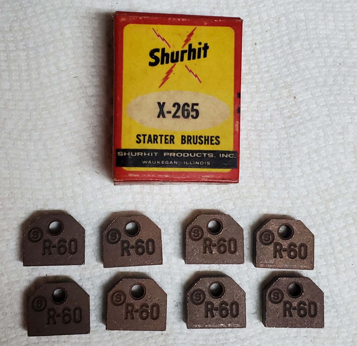 Shurhit X265 Starter Brush 2 Sets 1954-80 Buick Cadillac 1955-80