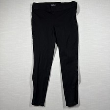 White House Black Market Pants Womens 8 Black The Legging Stretch Thick Office