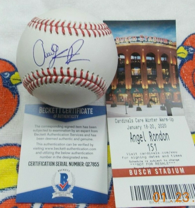 Angel Rondon autographed Rawlings MLB Baseball- Beckett Authendicated