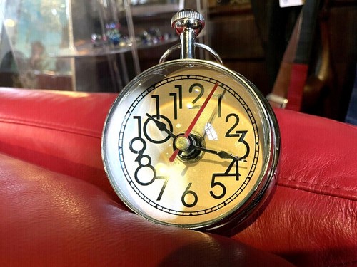 Reloj de Escritorio Bola Náutico Retro Viaje Cuarzo Vintage Amplificado 12cm x 9cm Nuevo - Imagen 8 de 11