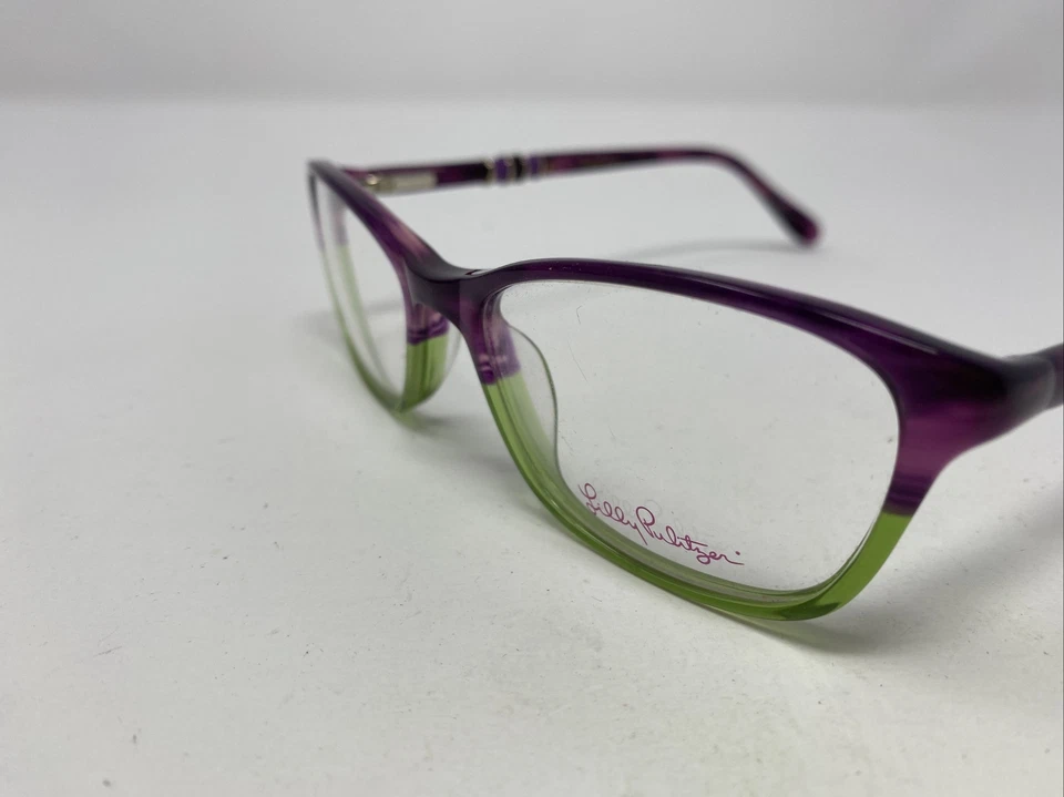 Armação de óculos Lilly Pulitzer Emmaline GP 50-16-135 roxo/verde desbotado H354 - Imagem 2 de 4