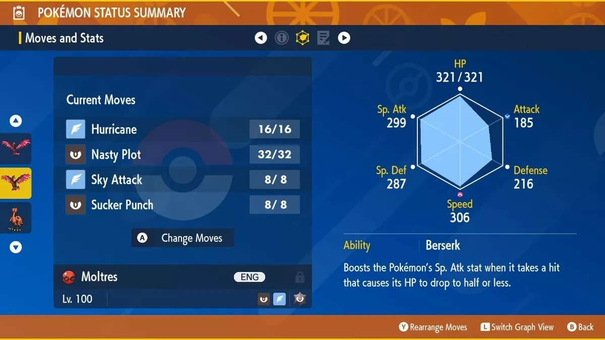 Pokemon 2146 Shiny Moltres Pokedex: Evolution, Moves, Location, Stats