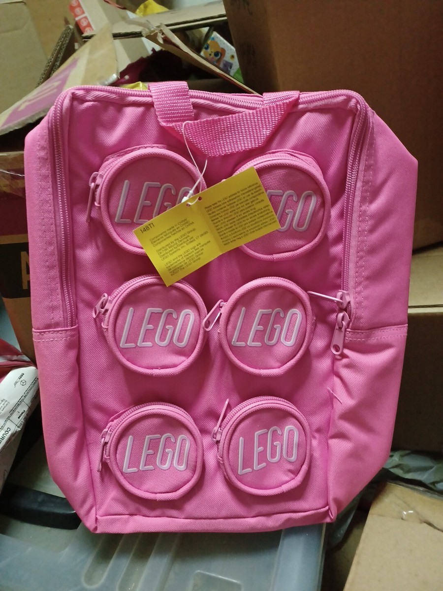 NEW WITH TAG Children Lego 2007 Pink Brick Design Strapped Bag Backpack |  eBay