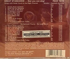 1078 STANDARDS    POCKET SONGS/ JUST TRACKS KARAOKE CDG  LOT MI