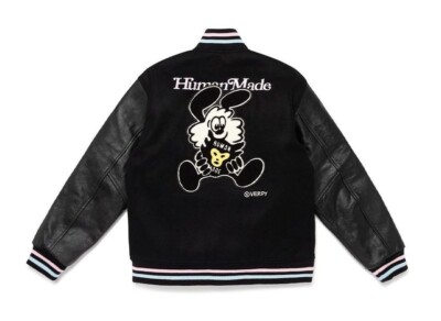 HUMAN MADE x VERDY Varsity Jacket #2 Black Otsumo Plaza Exclusive