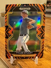 2022 Prizm Draft Picks Baseball #PDP179 Tyler Stuart Tiger Prospect RC #/99 🔥📈