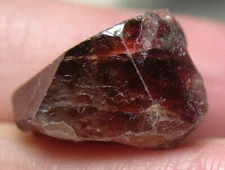 #14 Afghanistan 51.15ct Natural Octagonal Brownish Red Zircon Specimen 10.g 18mm