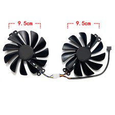 9.5cm Cooling Fans FY010010M12LPA for XFX RX6600 6600XT Speedster Graphics Card