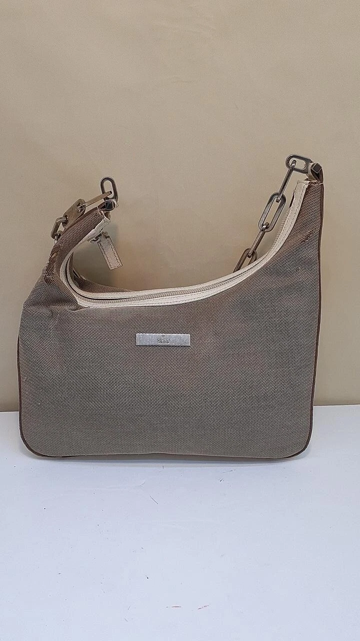 Gucci Authentique Sac à Main Sac à Bandoulière Beige Femme Italie Rare avec Sac de Rangement