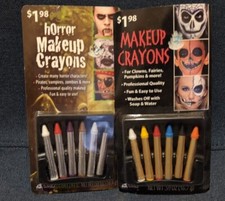 2 Packs Makeup Sticks, Face Paint Crayons Halloween   Makeup