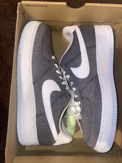 Size 6.5 - Nike Air Force 1 Low '07 Recycled Canvas Pack - Iron Gray 2020 for sale online | eBay