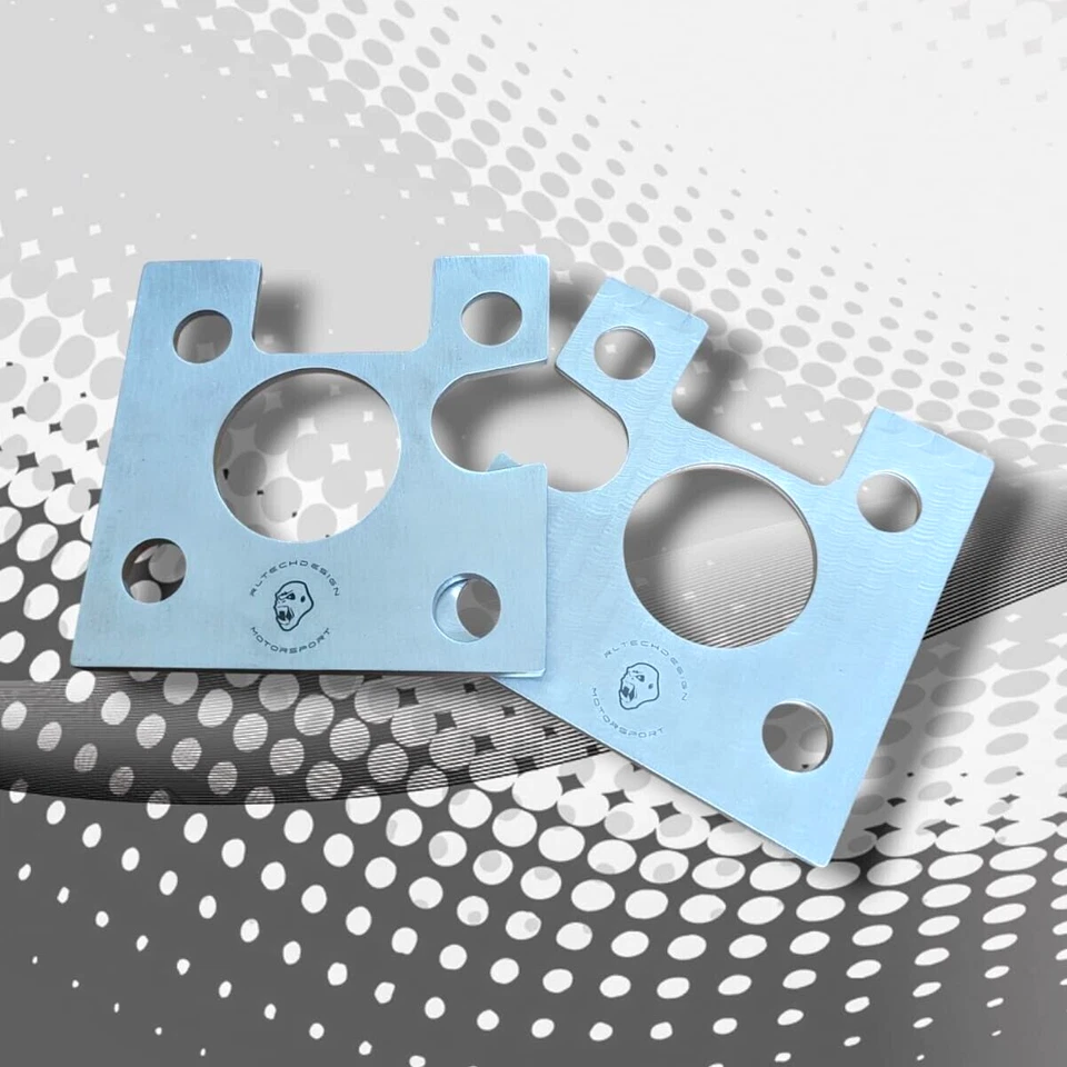 RLTECHDESIGN Piastre camber Alfa Romeo Mito - Abarth Grande Punto , EVO plates 1,5° aluminium