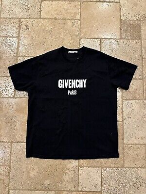 Givenchy Destroyed / Distressed Black Paris Logo T-Shirt | eBay Givenchy Destroyed / Distressed Black Paris Logo T-Shirt | eBay