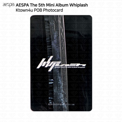 Aespa The 5th Mini Album Whiplash Apple Music Makestar SW Everline POB Photocard - Picture 38 of 38