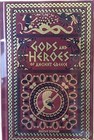 gods and heroes of ancient greece - Leather Bound By schwab - GOOD