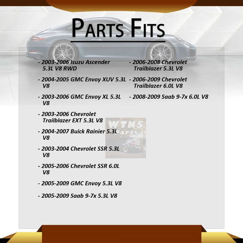 Anclaje de montaje de motor delantero 2 piezas para Chevrolet RSR 2005-2006 6,0 L Foto 2 de 4