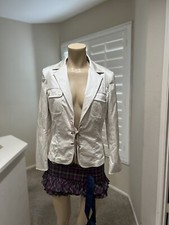 Iceberg Tan metallic Women  s Blazer Jacket size Small