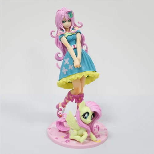 Modellino anime 8" My Little Pony Bishoujo Fluttershy PVC regalo - Foto 7 di 11