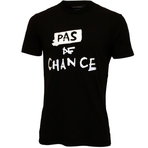 French Connection Pas De Chance Crew Neck Men S T Shirt Black White Ebay
