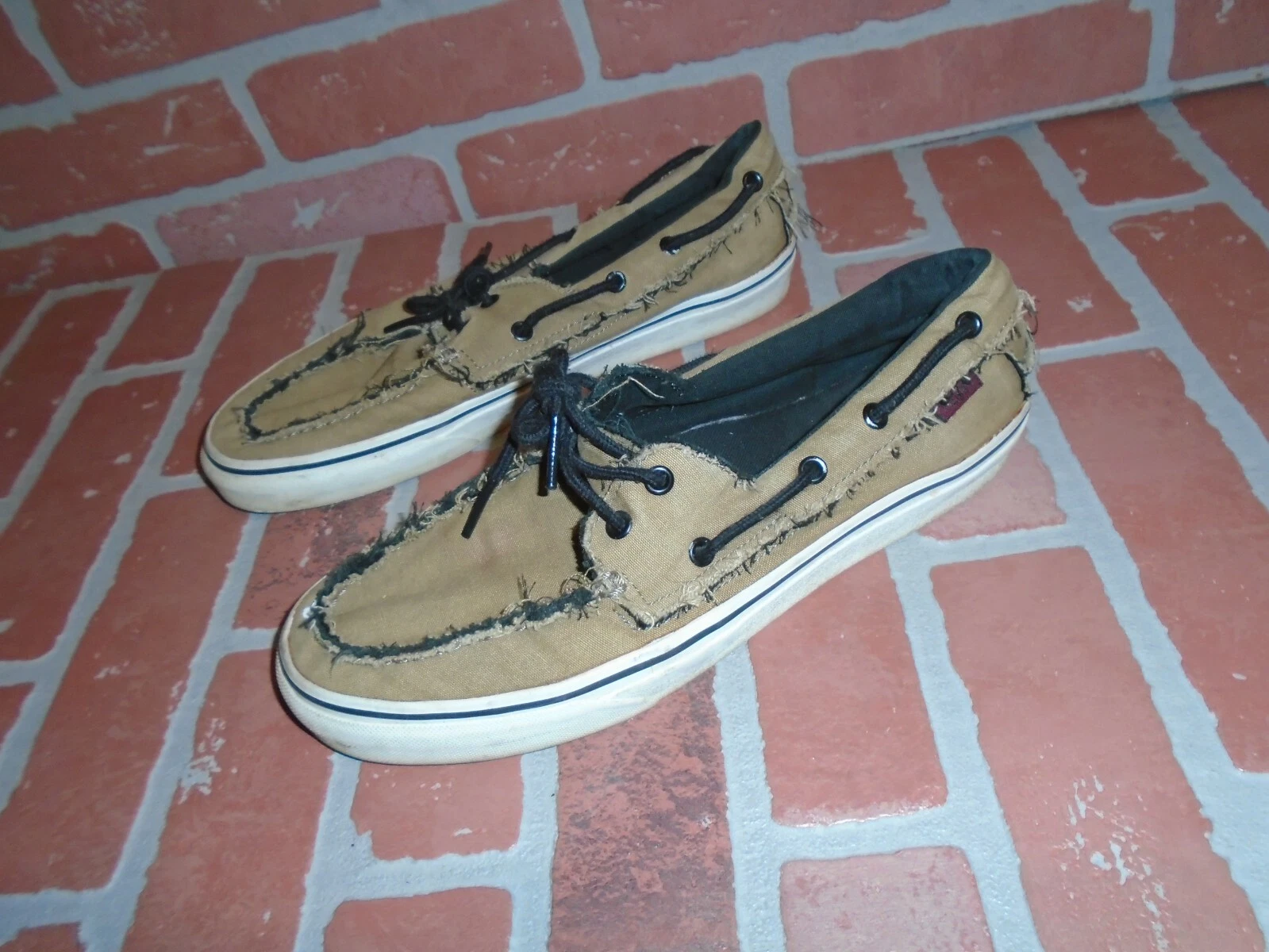 VANS MOCASSINO UOMO SCARPE CASUAL USA TAGLIA 11 IN BUONE CONDIZIONI