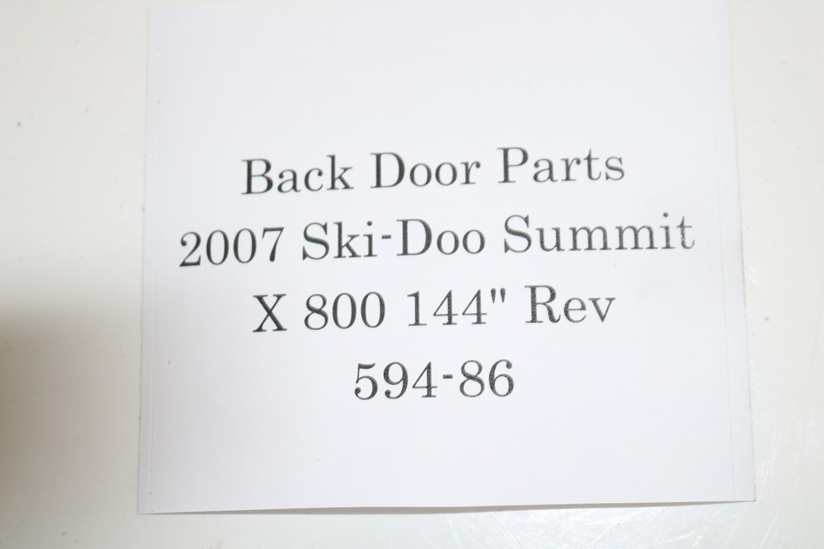 2007 Ski-doo Summit X 800 800r Rev 144 2007 Ski-doo Summit X 800 800r Rev 144