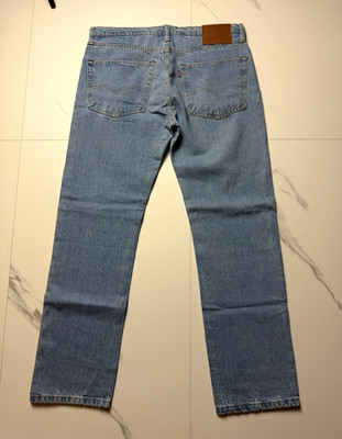 Levi's 501 Herren Jeans blau Denim Straight W36/L30 helle Waschung Five-Pocket