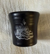 2026 HLCCA Dish Camp Fire Exclusive Fiesta Foundry Matte Black Shot Glass