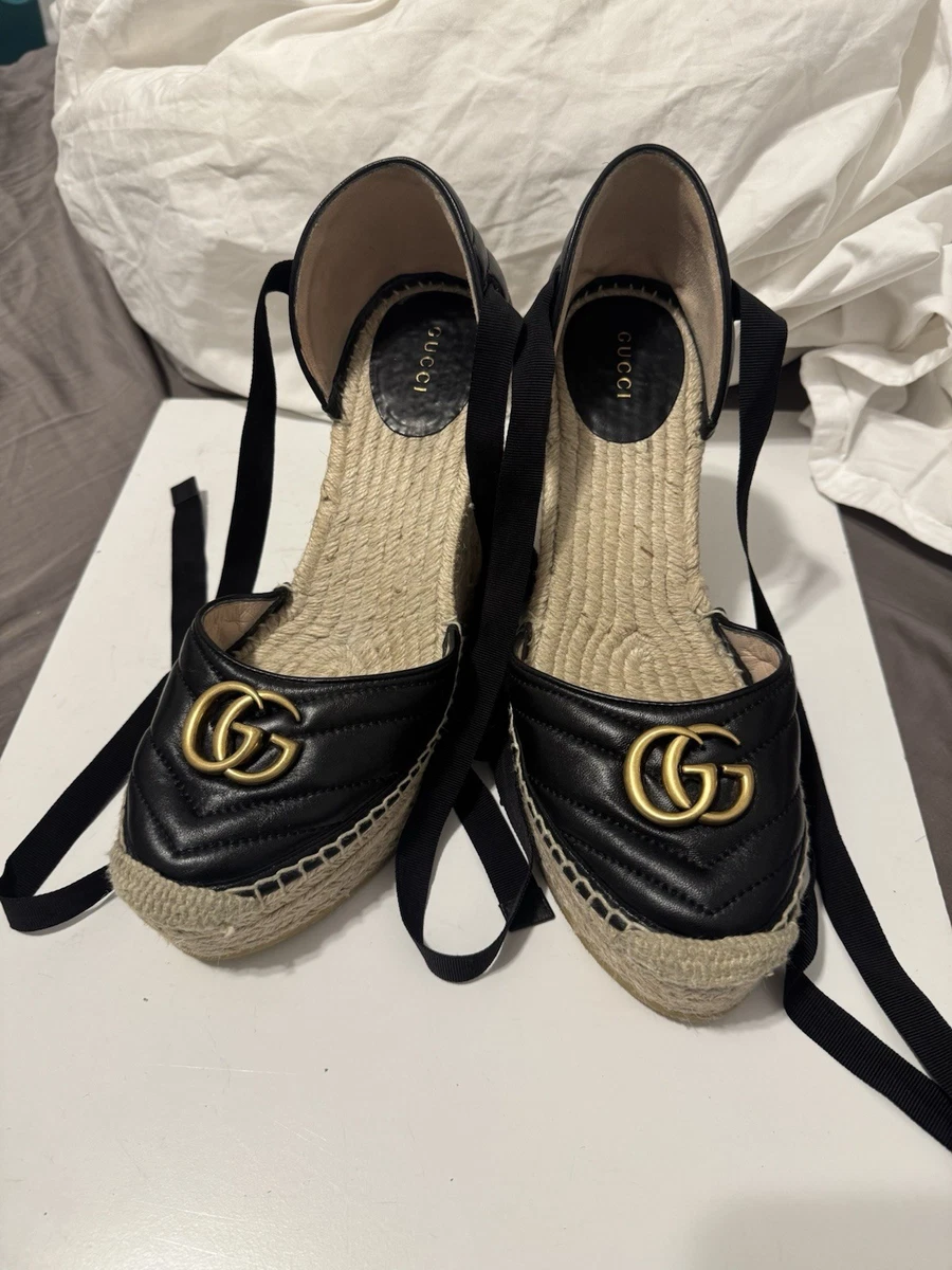 Gucci Leather Upper Women's Espadrille for sale | eBay