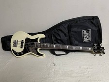 ESP S-AL-350 Electric Bass Sid Aki Model White Ash Body