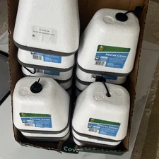 Duck Outdoor Insulate Faucet Cover White Outside Cold Weather Freeze Winter