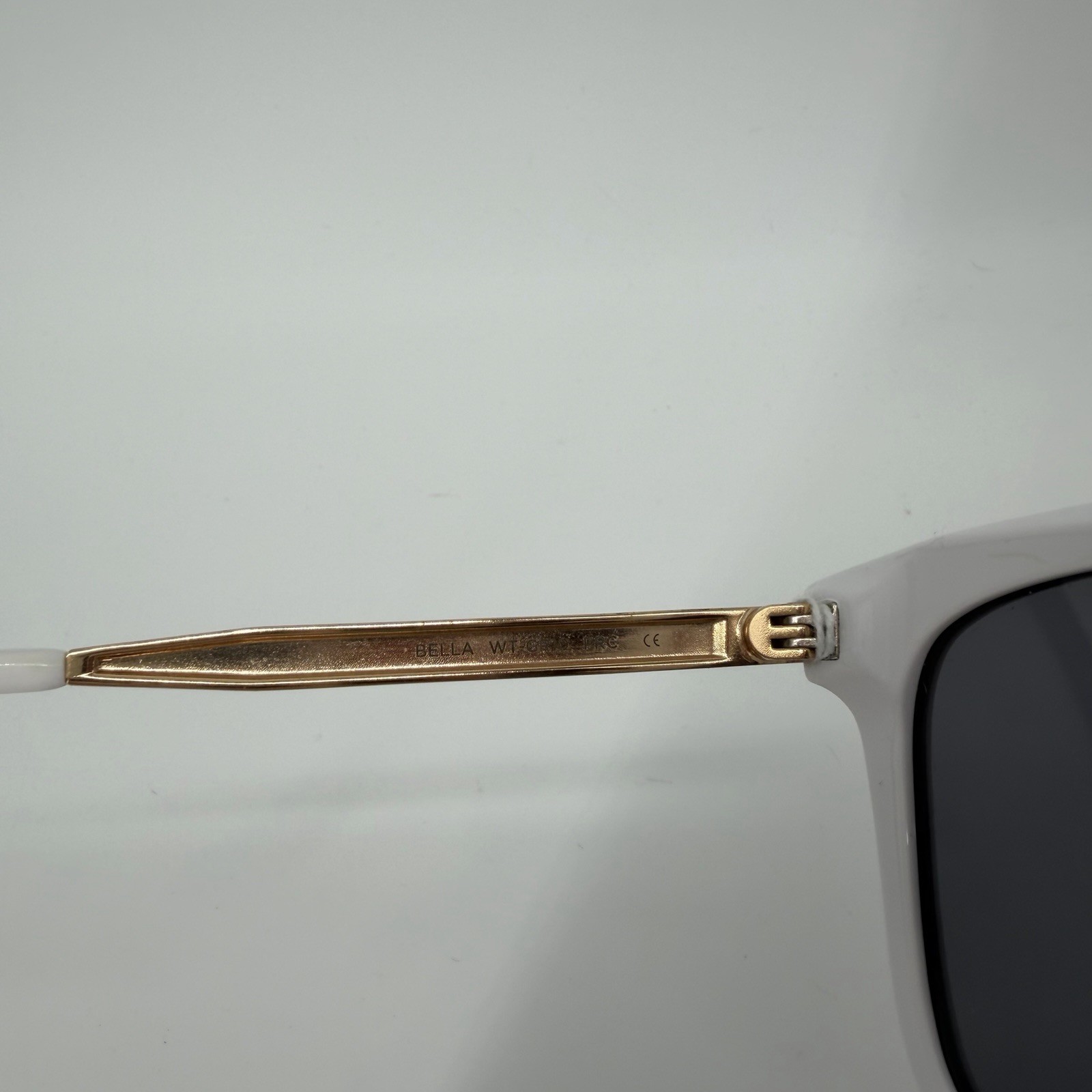 DIFF Bella Sunglasses Oversized Square White Fram… - image 3