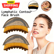Ergonomic Face Massage Brush Facial Skincare Massager Contour Beauty Tool
