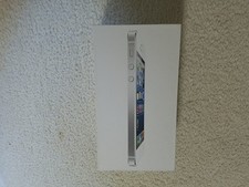 Apple iphone 5 White 16GB EMPTY BOX with Sticker And Papers