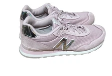 New Balance 515 V3 Women's B•WL515IRP Pink & Metallic Silver Suede Shoes Size 12