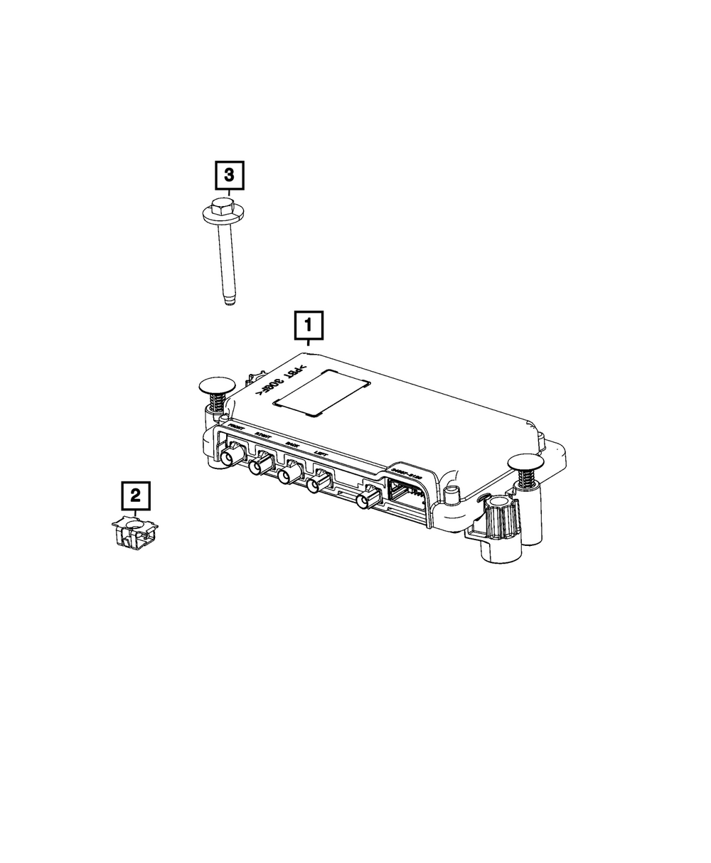 Genuine Mopar Control Module 68689736AB