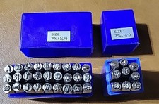 Metal Letter Number Stamp Punch Sets Plastic Cases Alphabet Special Character