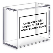 For One Piece Booster Box Acrylic Case Magnetic Lid - UV resistant